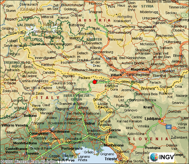 mappa epicentrale
