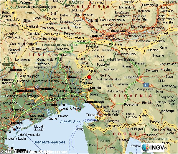 mappa epicentrale