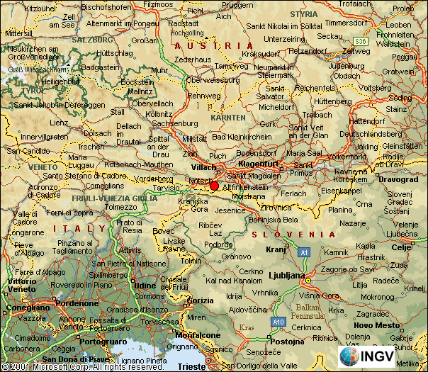 mappa epicentrale